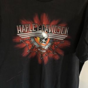 Mens 2004 Harley Davidson Alamo City San Antonio Texas Sz Large